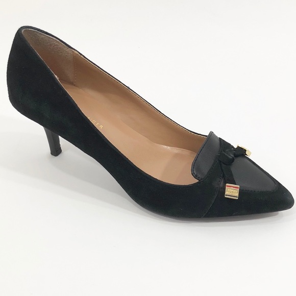tommy hilfiger black pumps